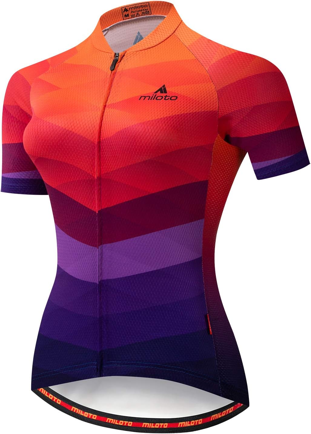 AogdaCycling Jerseys Women Bike Tops Bicycle Shirts Ladies Biking Clothing（X-Large）