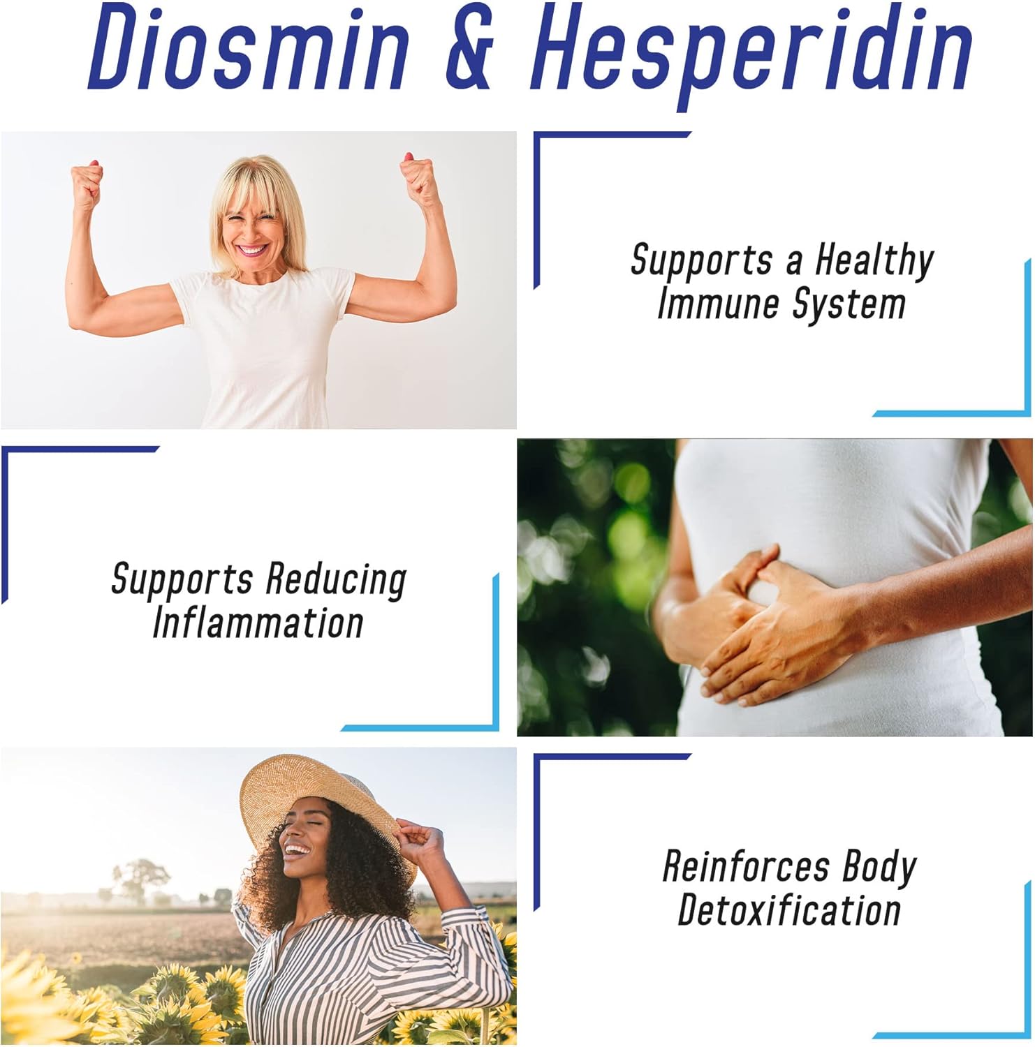 Buy Diosmin Hesperidin 1000mg Per Serving 180 Capsules 90 Day
