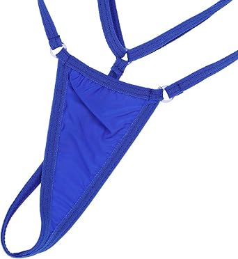 Women's Sexy G-String Sling Shot Micro Monokini Bikini Underwear Strappy Deep V Thong Swimwear