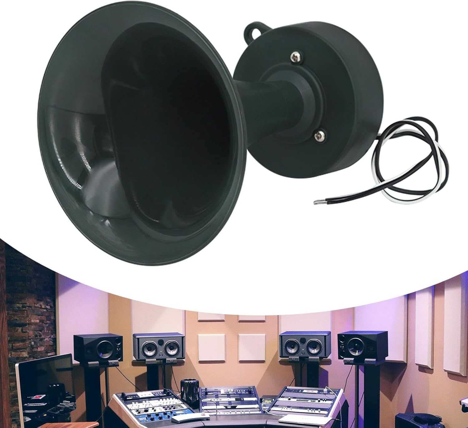 Powerful 35W High Pitched Speakers 12V Night Use Loudspeaker Durability ABS Shell for Outdoor Speakers