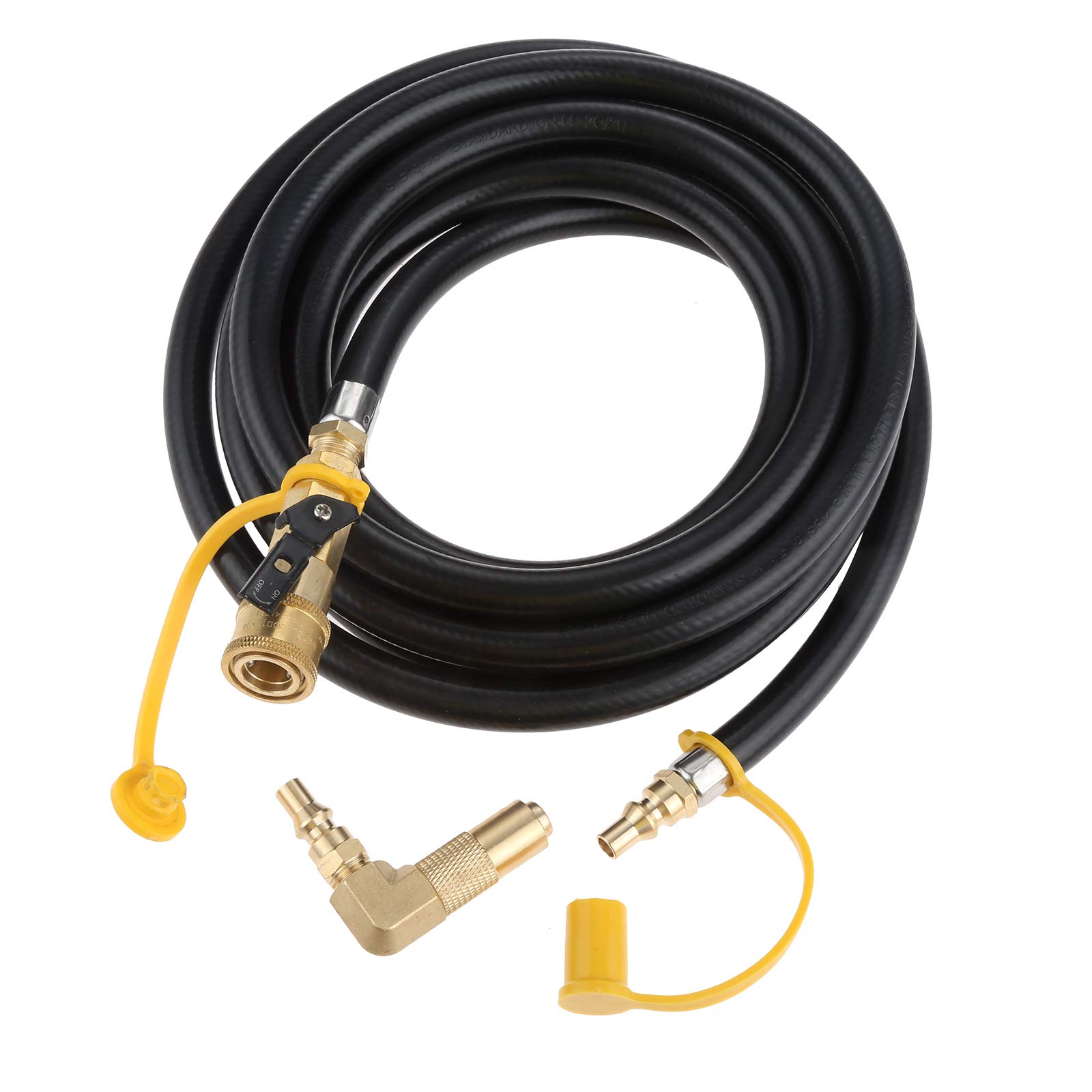 Eazy2hD Wohnmobil-Propanschlauch 2,1 M – Mit Schnellanschluss Für Blackstone Grillplatte 43,2/55,9 Cm