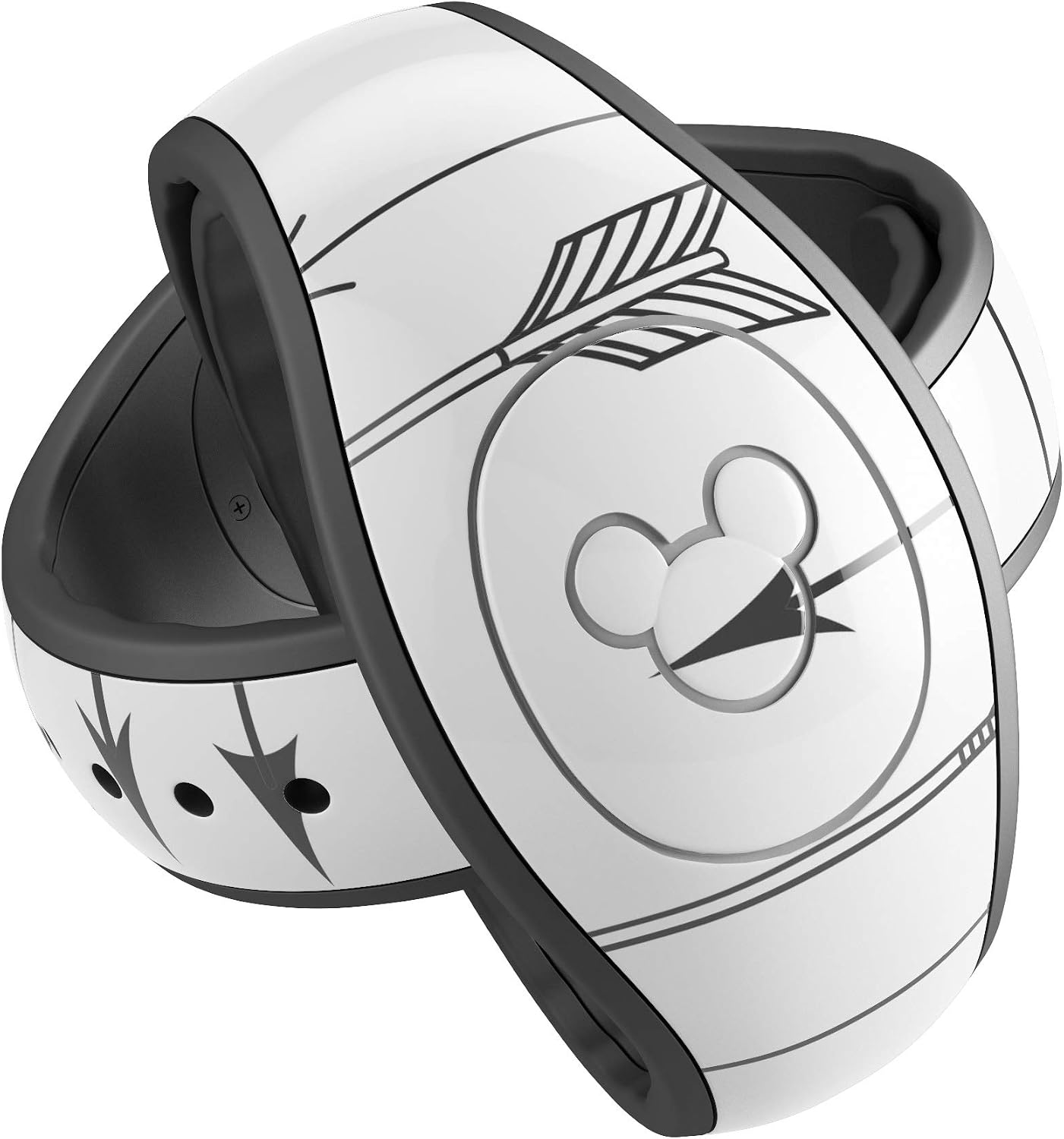 Design Skinz Animal Space Marble Agate Glitter Sticker Decal Scratch Resistant Skin Cover Compatible with Disney MagicBand+ (MagicBand Not Included) image 5