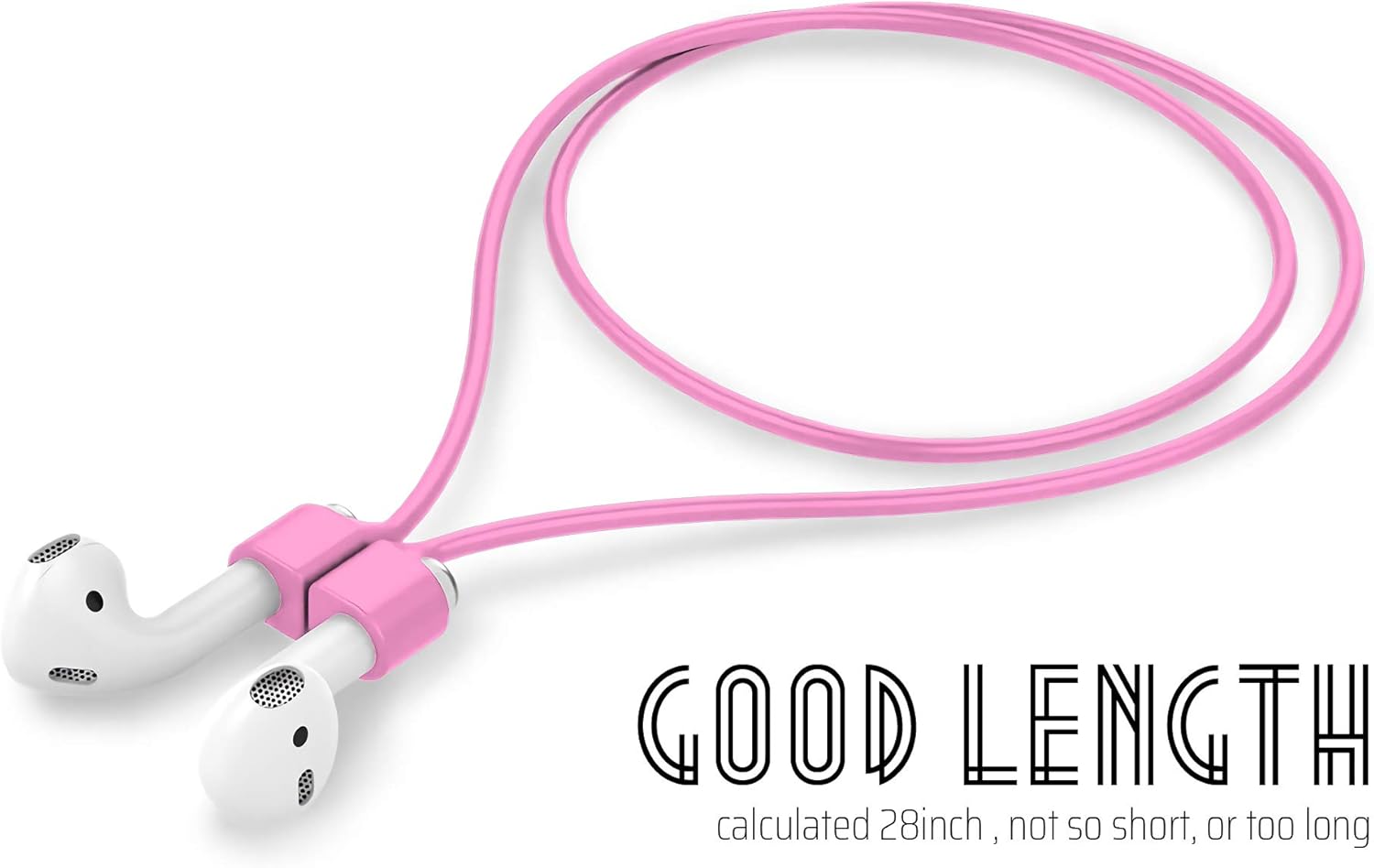 Ultra Strong Magnetic Airpod Pro Strap Anti-Lost Cord Sports Lanyard Compatible with Airpods 3rd 2nd Generation Pro 3 2 1 (Pink) - Image 7