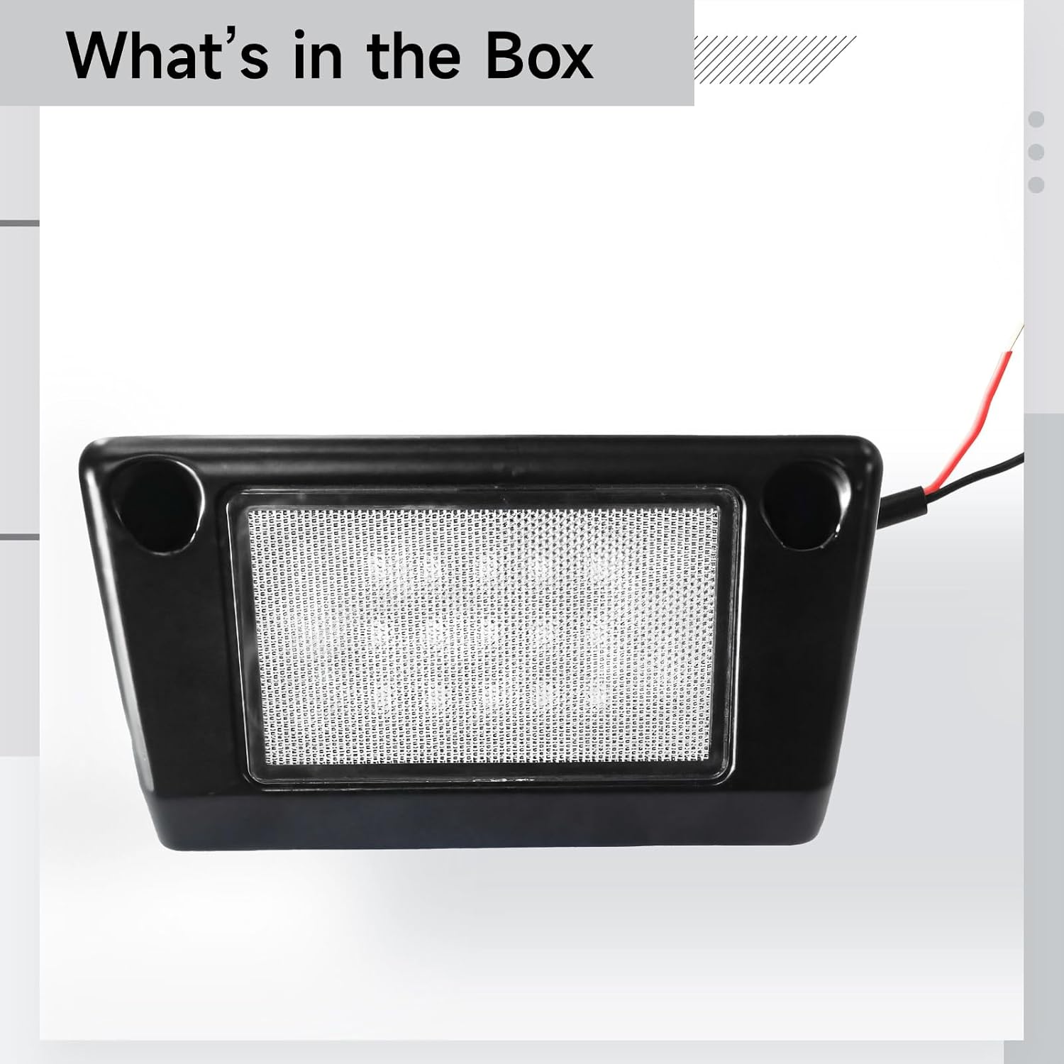 Led Rv Porch Exterior Light, 5-Inch (12.7 Cm) 12-48V 2000 Lumen For Trailer Awning, Long Lifespan, Black Aluminum