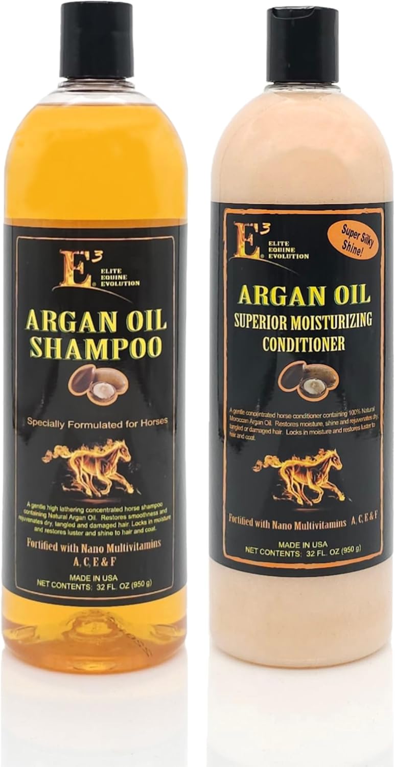 E3 Argan Oil Shampoo and Conditioner Bundle 32oz x 2
