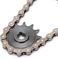 Vista 8 de Kit de cadena de piñón, piñón de diente 13T+38 eslabones cadena+22T rueda libre trasera accesorio de montar