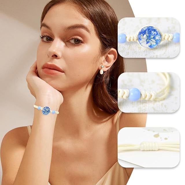 Foto 7 de 7 de DAZZLUXE 10 Pulseras de la Amistad para Niñas, Tejidas a Mano, Ajustables