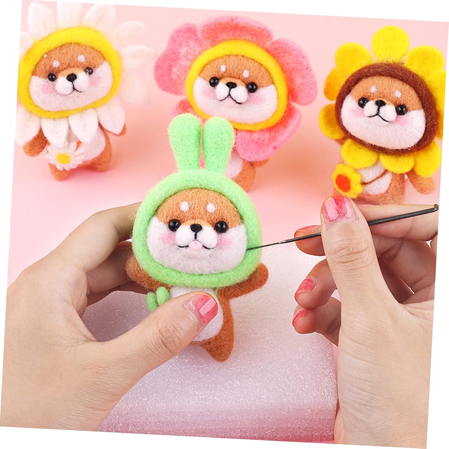 EPIGEIST 1pc Felting Needle Tool Set Cross Stitch Kit for Quilting Adult Craft Kits Needle Felting DIY Embroidery Ergonomic Design for Beginners