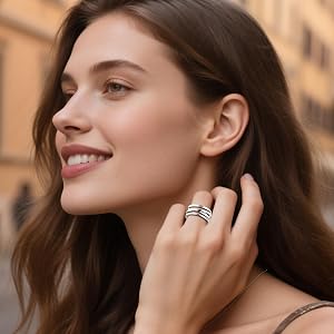 Anello Donna Sportivo Color Oro In Ottone Con Zirconia Cubica – Style Casual E Geometrico, Regalo Ideale