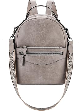RAVUO Mini Backpack Women,Small Faux Leather Rucksack Ladies Shoulder Bag