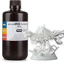ELEGOO ABS-Like 3.0+ Resin, UV Curing Photopolymer Resin 405 nm for LCD/DLP 3D Printing, White 1000 g