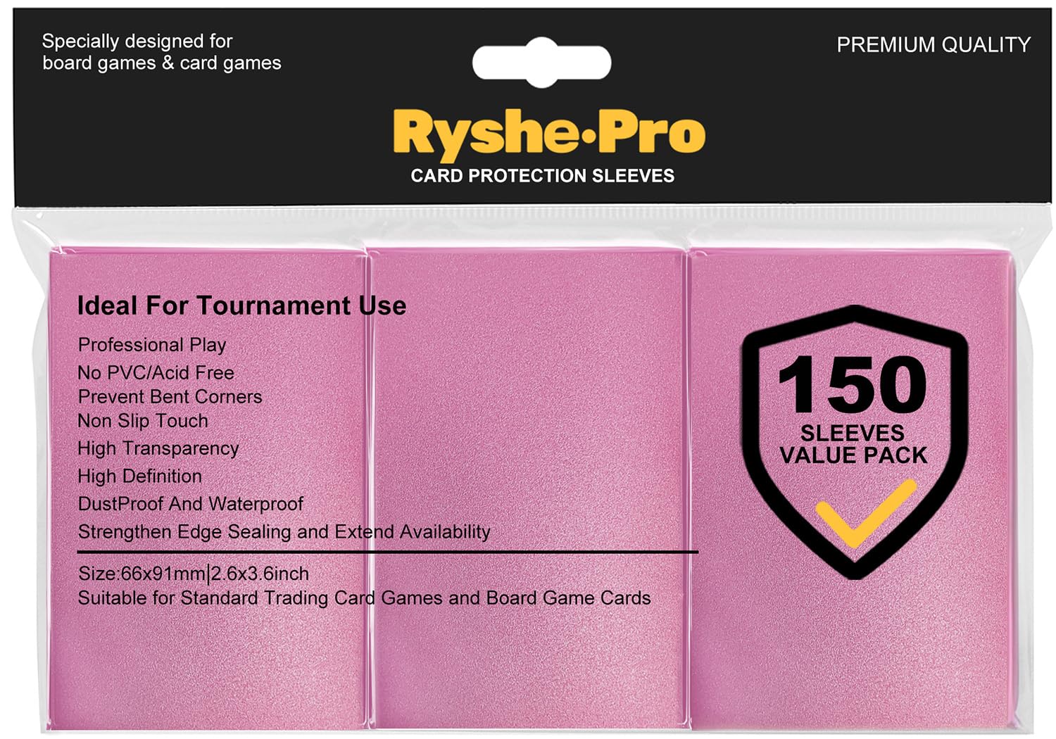Fundas para tarjetas de alta calidad, 150 fundas de 66 x 91 mm, compatibles con tarjetas de intercambio de tamaño estándar, tarjeta de juego MTG, tarjeta de béisbol, tarjeta deportiva (rojo