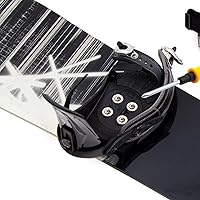 Vista 4 de Juego de tornillos de fijación de snowboard, tornillos de montaje de snowboard de acero inoxidable con arandelas antideslizantes, accesorios