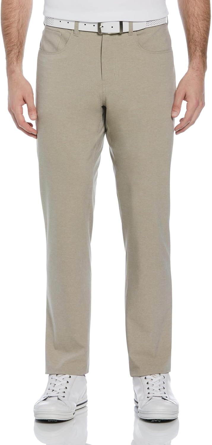 PGA Tour Mens 5 Pocket Heather Golf Pant