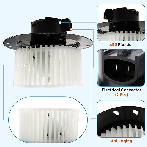 Miniatura 2 de Youxmoto 700019 Motor de ventilador de calentador HVAC con jaula de ventilador para Ford Ranger 1998-2011, para Ford Explorer 2001-2005, para