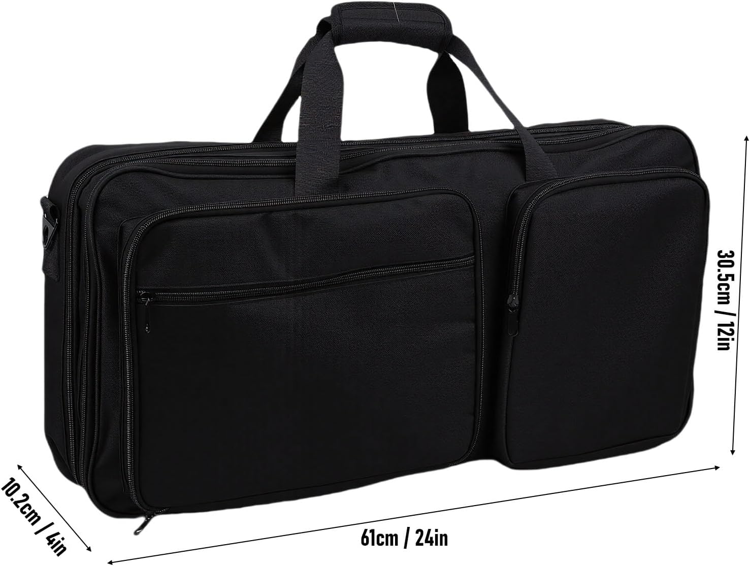 DJ Controller Carrying Case, Heavy Duty Padded Hard Shell Travel Protection with Adjustable Strap for Pioneer DDJ