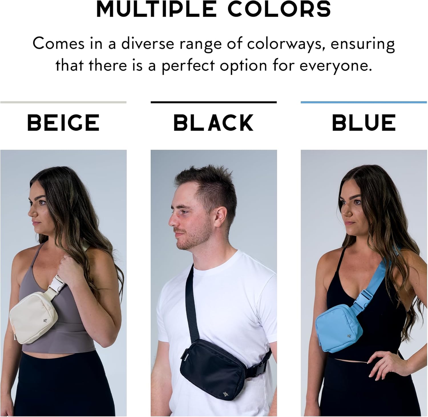 RFID Blocker Bag, Zipper Fanny Pack Nylon, Faraday Bags for Unisex, Disney Traveling Bag with Adjustable Strap - Image 6