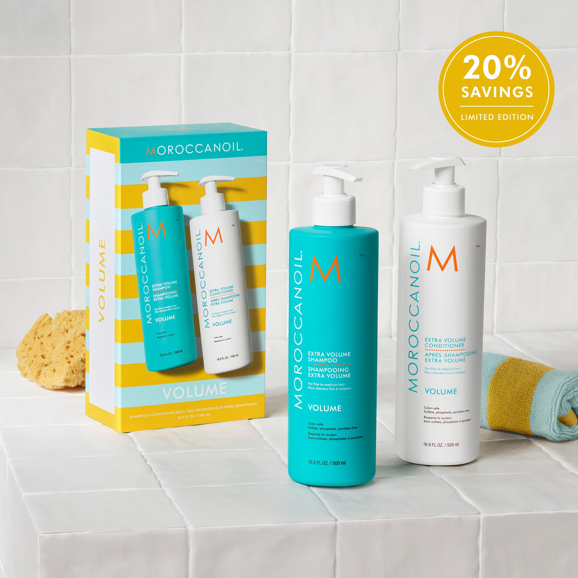 Moroccanoil Shampoo e Balsamo Set da mezzo litro