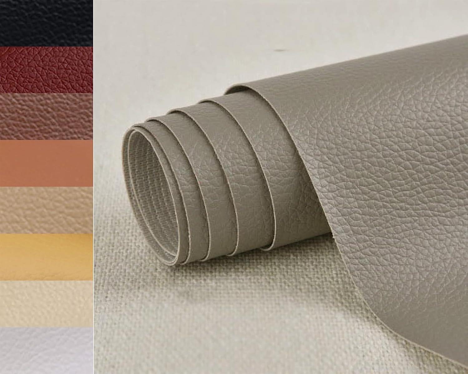 PXBBZDQ Leather Repair Tape,15.74×59 inch Self Adhesive Leather Repair Patch,Leather Repair Kit for Car Seat,Leather Patches for Sofas…