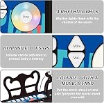 Kids Piano, 37 Keys Toddler Piano Keyboard Toy Electronic Musical Instrument Educational Toy with Microphone, 2 Speakers, Record Playback, Christmas Birthday Gift for 3+ Years Old Black