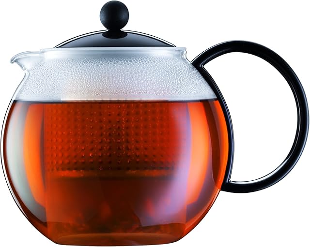 Bodum Assam Zaparzacz do Herbaty, Czarny/Przezroczysty, 0.5 l