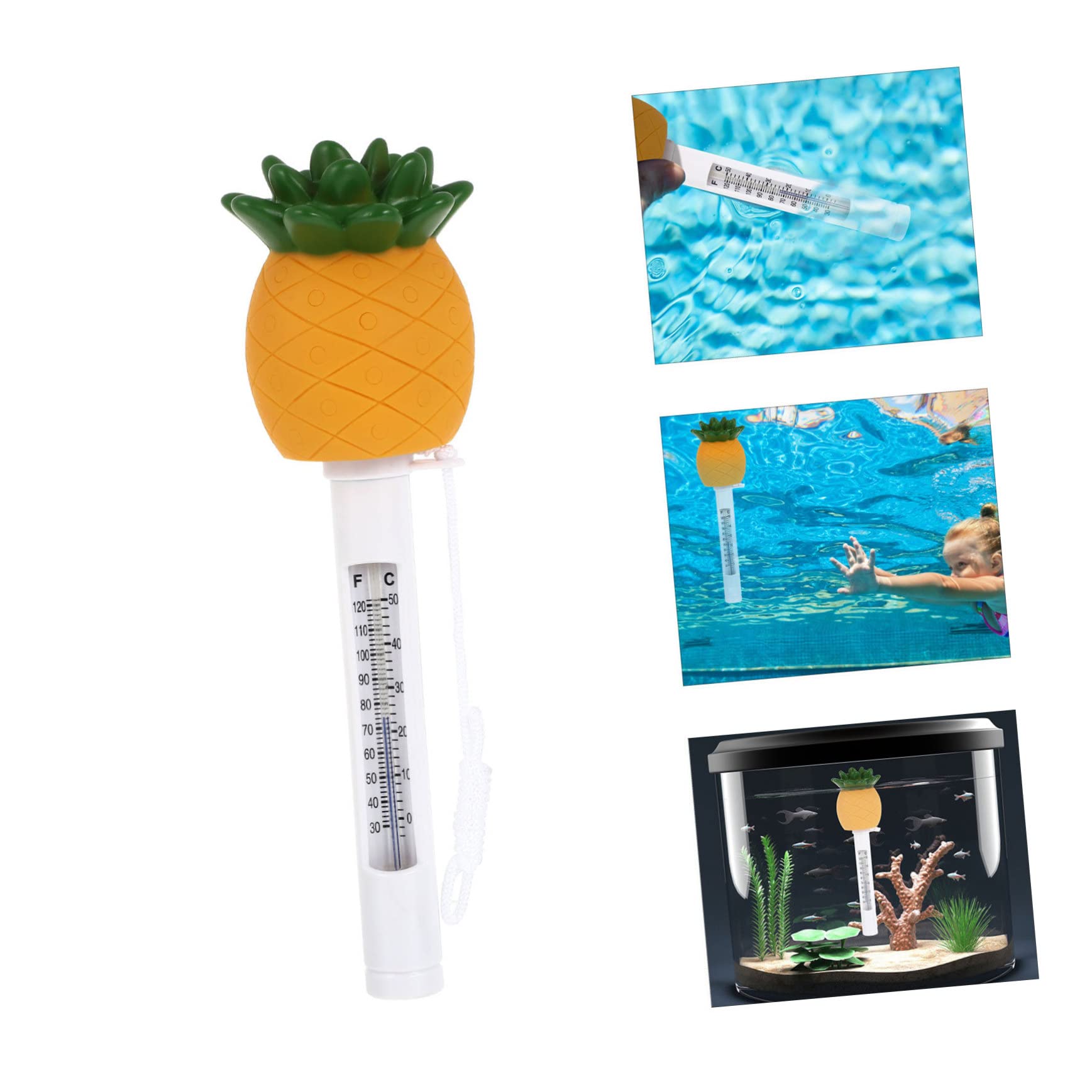 DECHOUS Termometro Piscina Thermoter Camera Thermoter Piccola Terme Termame. Di Temperatura Accurato Pond Meter Con Stringa Bambino Corda Plastica