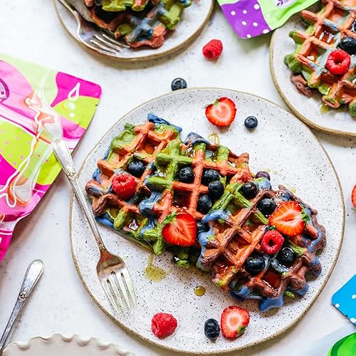 Miniatura 9 de Suncore Foods Power Pink Pitaya - Mezcla para panqueques y waffles, sin OMG, 20 onzas (paquete de 1)