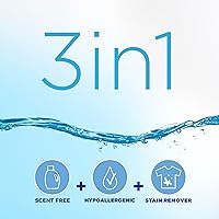 Vista 10 de Tide Free & Gentle - Detergente líquido suave para ropa, 64 cargas