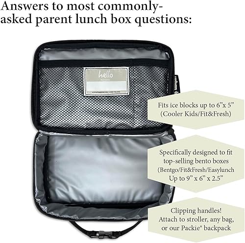 Miniatura 6 de Toddler Yummie, lonchera urbana para niños con tarjetas sobre alerta de alergias, Balloons