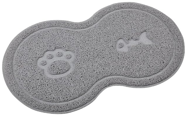 Foto 2 de 2 de Alfombra en forma de 8 para arenero de gato, 457 mm x 254 mm