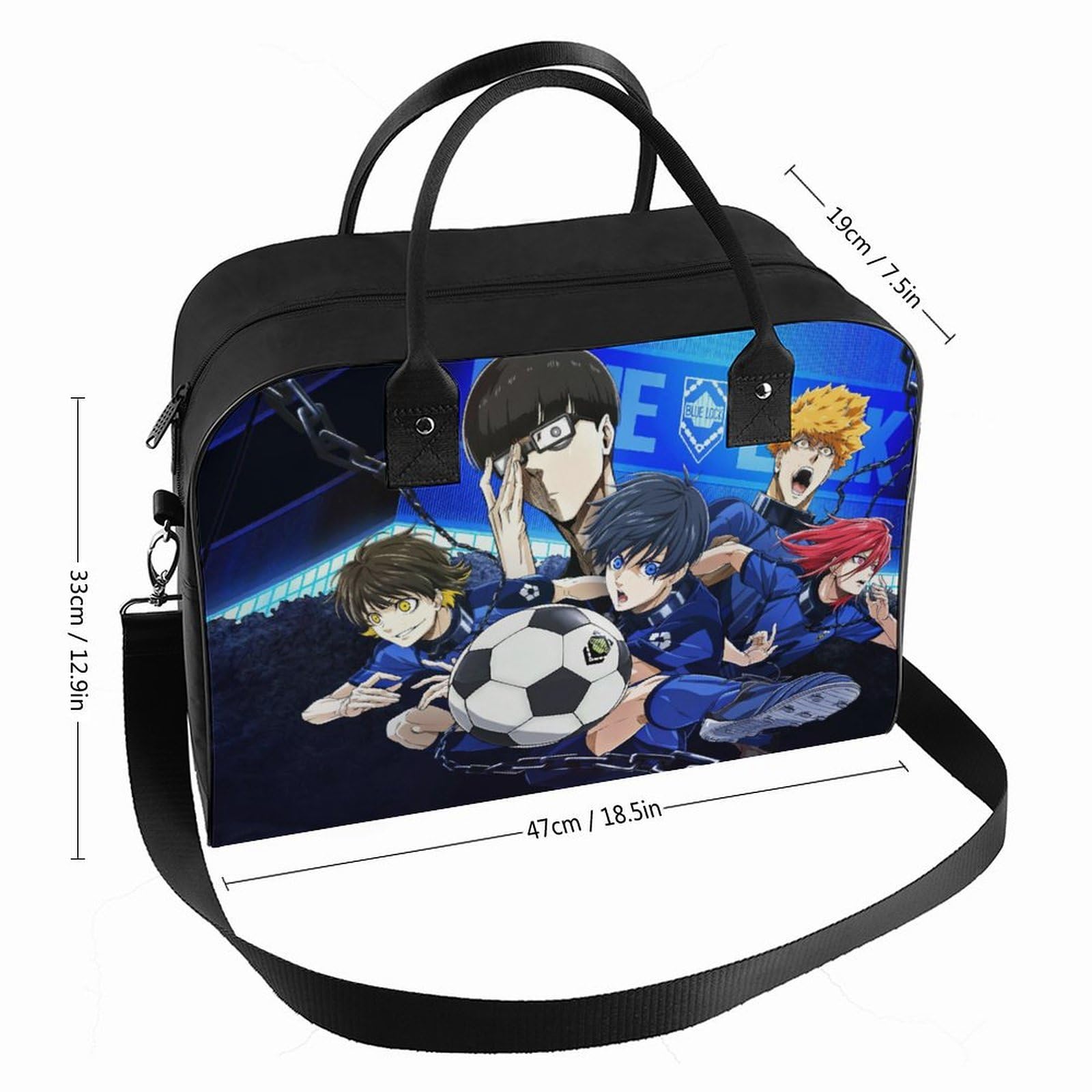 Amazon.co.jp: ブルーロックバッグポータブル大容量プールバッグバッグ