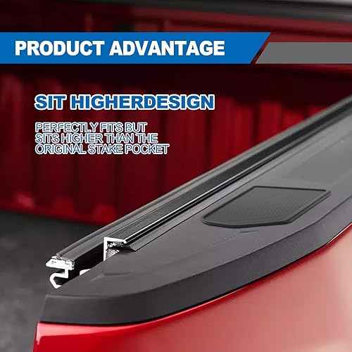 Miniatura 7 de Fundas de bolsillo para estaca para riel de cama, compatibles con GMC CanyonChevy Colorado 2015, 2016, 2017, 2018, 2019, 2020, fundas traseras para