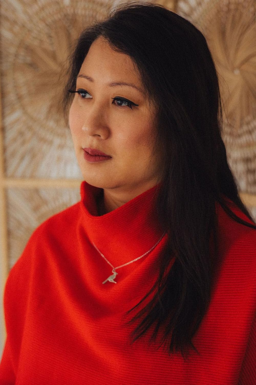 MOM & THREE DAUGHTERS Antique Pewter Cardinal Charm Necklace | 20" Stainless Steel Chain | Bereavement Gift | - Image 3