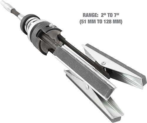 Miniatura 5 de OEMTOOLS 25030 Freno de disco ajustable y honra de motor pequeño, Honor de cilindro automotriz, herramienta de pistón de freno de disco, herramienta