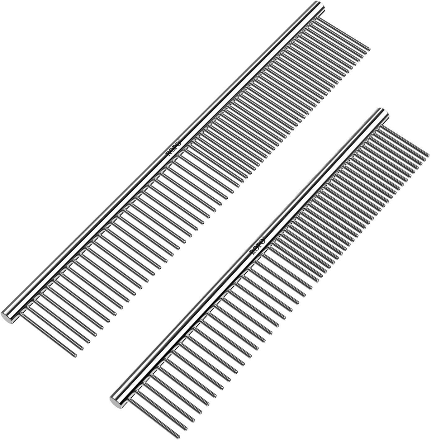 Snuggly Paws Metal Dog Grooming Comb 7 1/2" Stainless