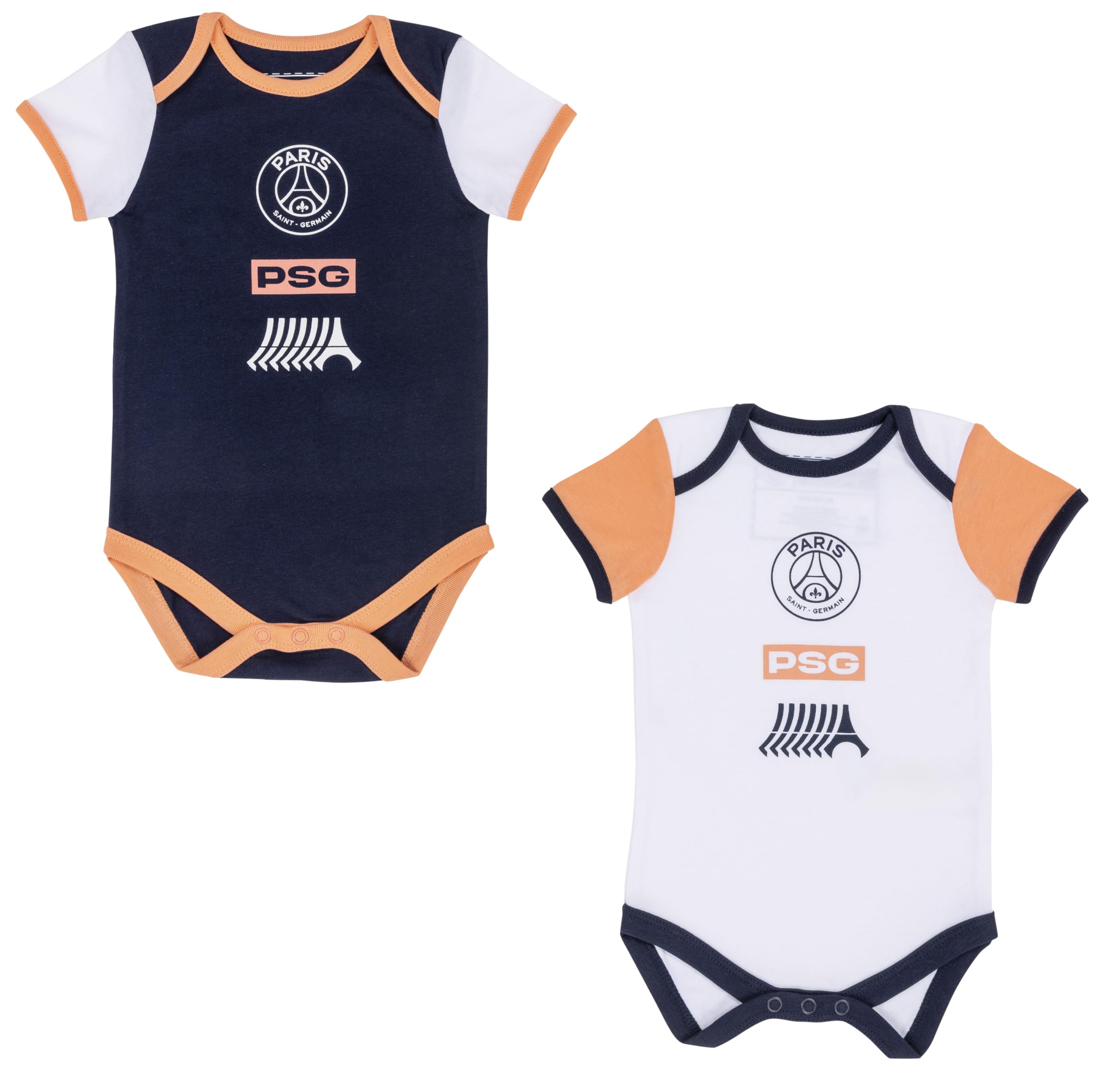 PSG 2 x Body bébé Fille Collection Officielle Paris Saint Germain