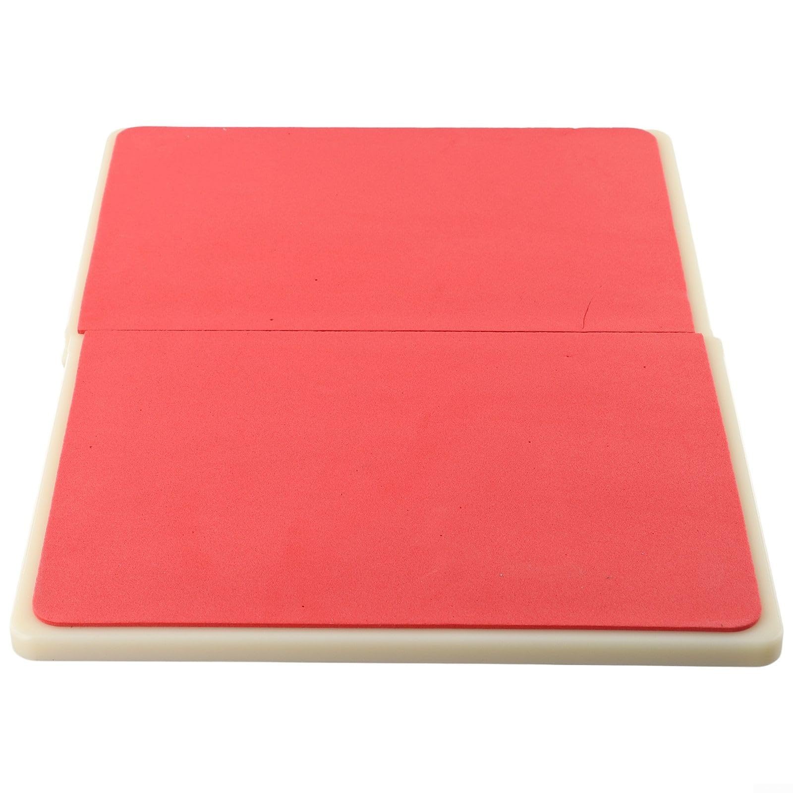Tavola riutilizzabile per arti marziali, 1,5 cm, colore: Rosso
