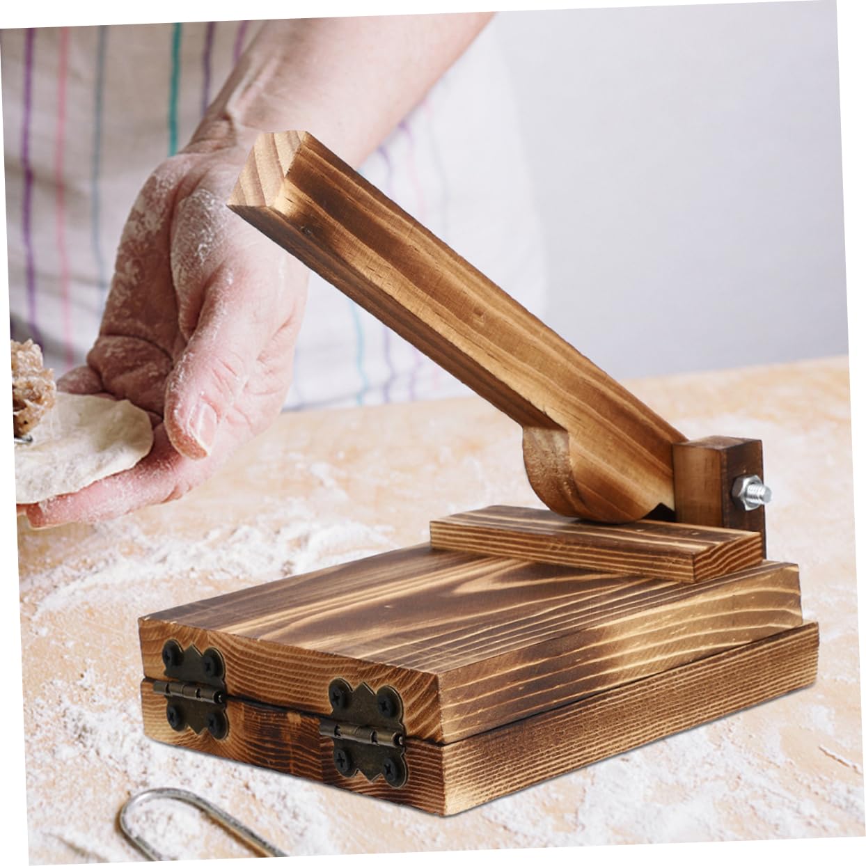 2pezzi Stampo Per Gnocchi in Legno Pressa Per Pasta Sfoglia Utensile Da Cucina Accessori Per Cucina Strumento Per Gnocchi Stampo Per La Pasta