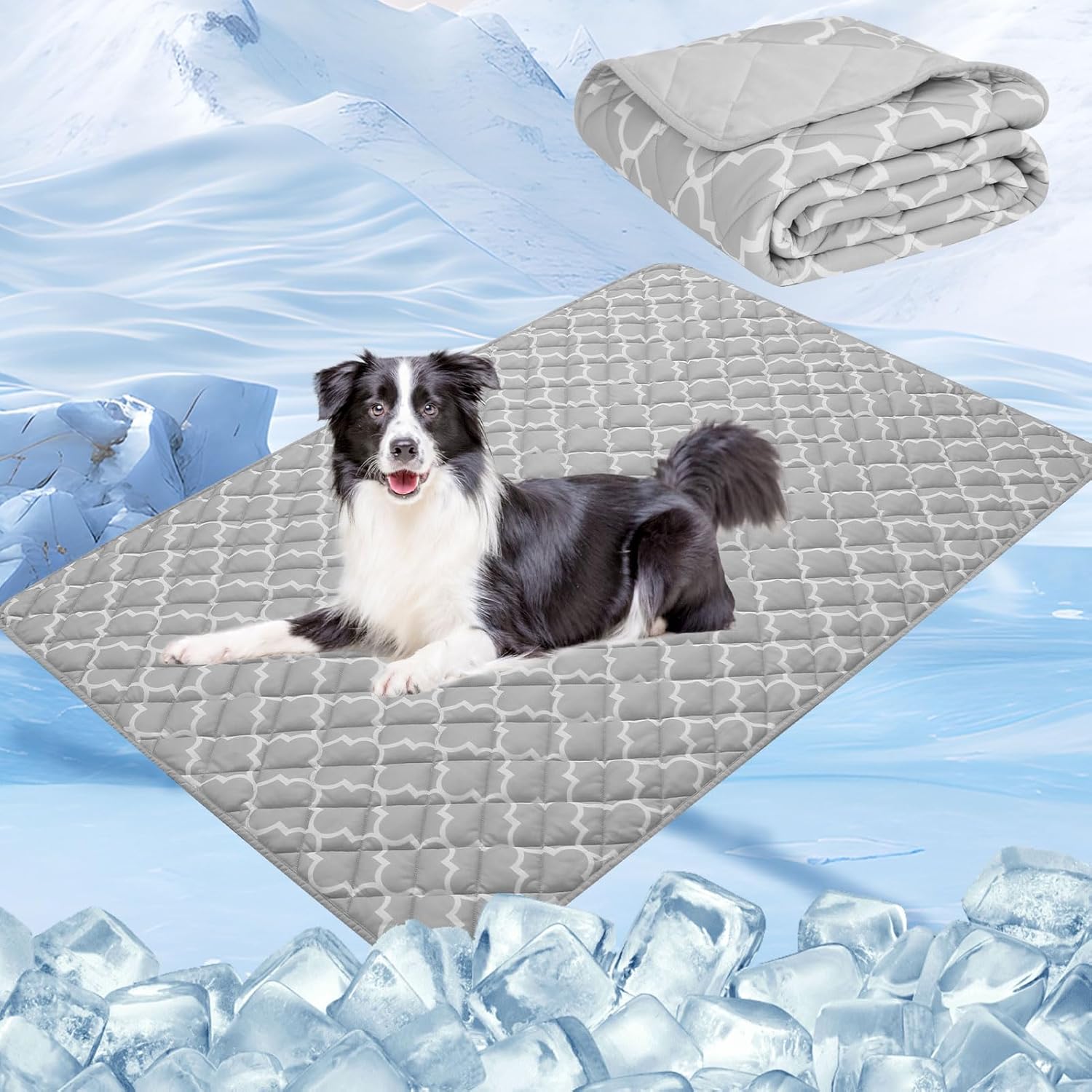 Amazon.com : EXPAWLORER Dog Cooling Blanket - Washable Dog Cool Throw ...