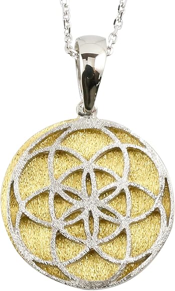 18Kゴールド 幾何学模様 ネックレストップ