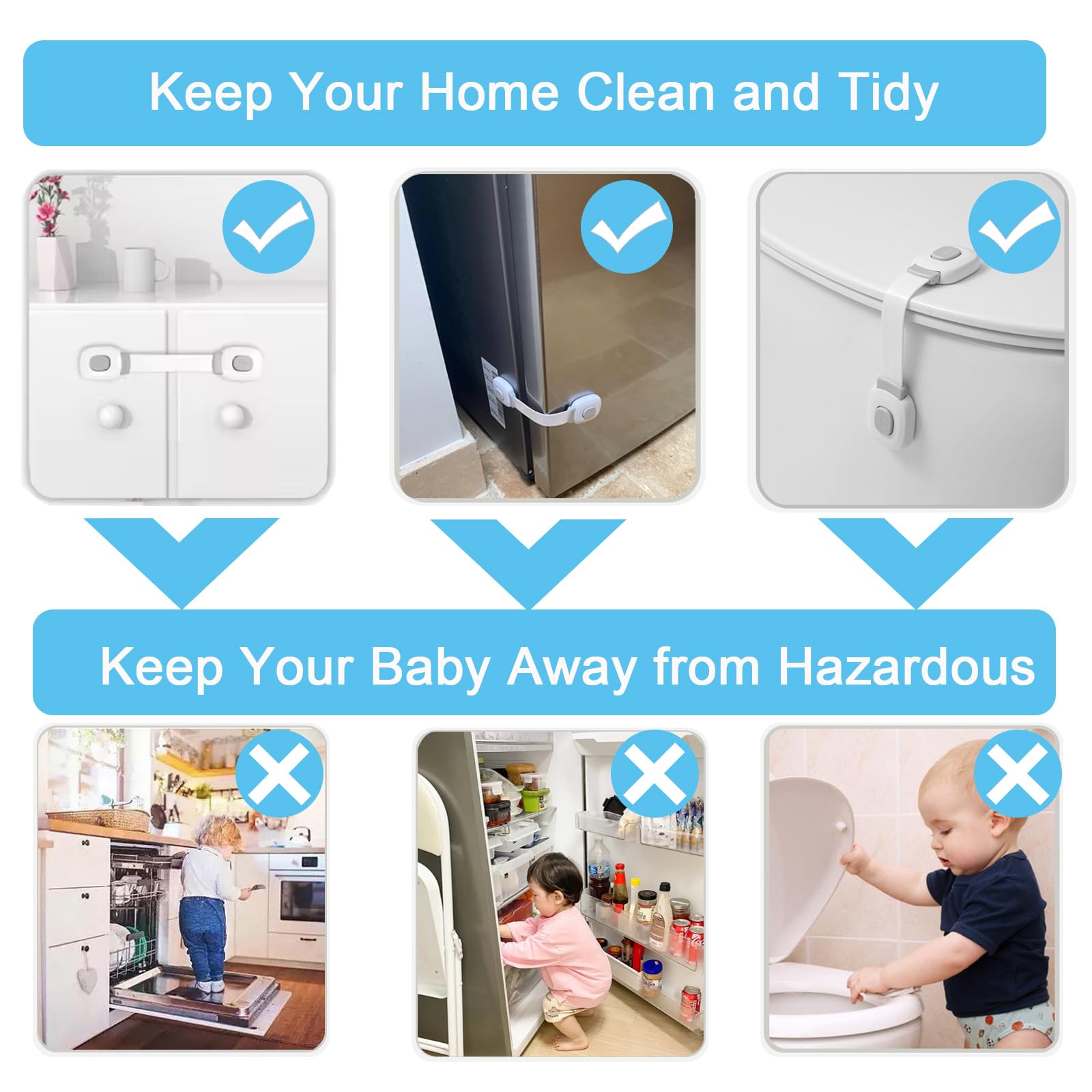 Fursafe&Q Baby Cabinet Locks - Child Safety Locks -6 Fursafe&Q Baby Cabinet Locks - Child Safety Locks -6