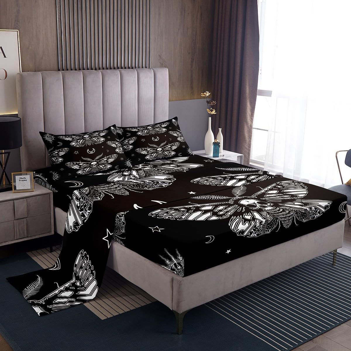 Marijuana Leaf Sheets Cannabis Leaves Bed Sheet Set Full Size Marijuana Weed Leaf Print Bedding Sheets for Men Adults Bedroom Decor Colorful Leaf Bedding Set with Flat & Fitted Sheet, 2 Pillow Case