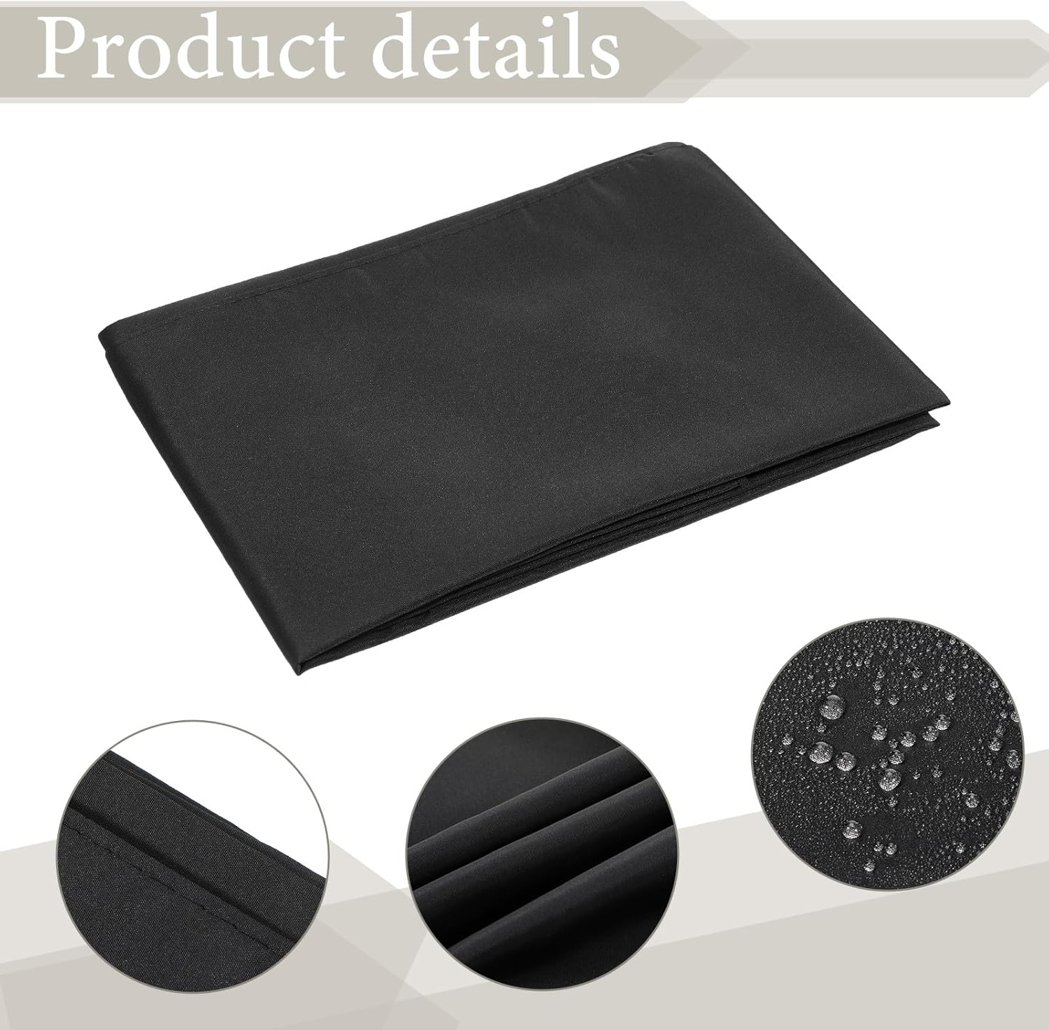 10 Pack Black Waterproof Hair Salon Cape Large Hair Cutting Salon Cape with Metal Snap Closure Haircut Apron for Women Men Hairstylists, Black
