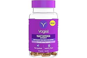 Vagisil Yeast Defense Supplements: Balanced Yeast, Healthy Vaginal Microbiome