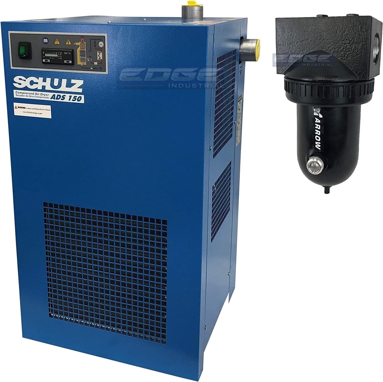 Business & Industrial Equipment & Replacement Parts for Schulz 150 CFM REFRIGERATED Compressed AIR Dryer, 30HP & 40HP COMPRESSORS, 115V Mod-GRT998-6202