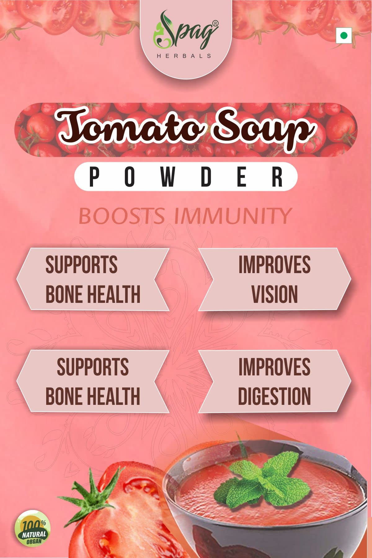 Spag Herblas Instant Tomato soup powder 150 gms