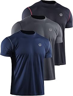 NELEUS Men's Dry Fit Athletic Running Shirt