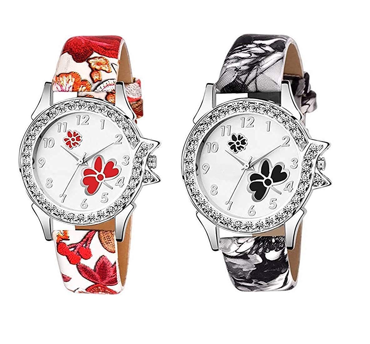 HIRA Analogue Multicolour Diamond Dial Best Latest Combo Womens & Girls Watches (B07TNYDKYD) Amazon Price History, Amazon Price Tracker