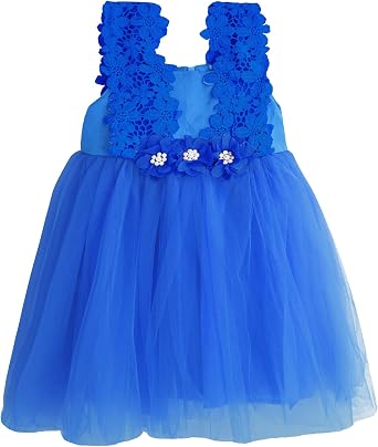 BGFKS Baby Girl Flower Lace Dress Elegant Princess Toddler Tulle Dress for Wedding Birthday Party.
