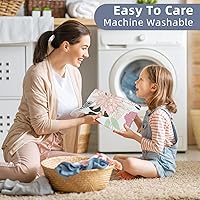 Vista 6 de Funda para tumbona de bebé para niños y niñas, funda de almohada para tumbona de recién nacido, ultra suave, ajustable, 1 paquete de funda